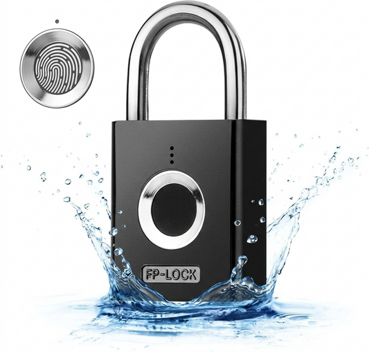 Golden Fox – Fingerprint Padlock | قفل ببصمة الإصبع من Golden Fox
